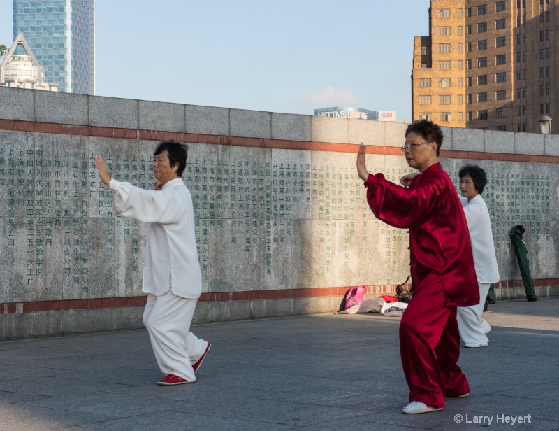 Martial Arts on the Bund- Shanghai, China - ID: 14753945 © Larry Heyert