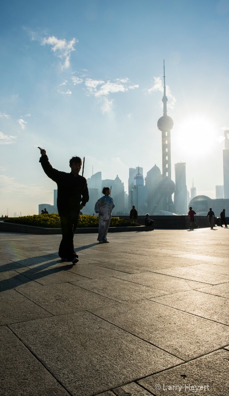 Martial Arts on the Bund- Shanghai, China - ID: 14753949 © Larry Heyert