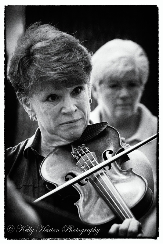 Lady Fiddle Player
