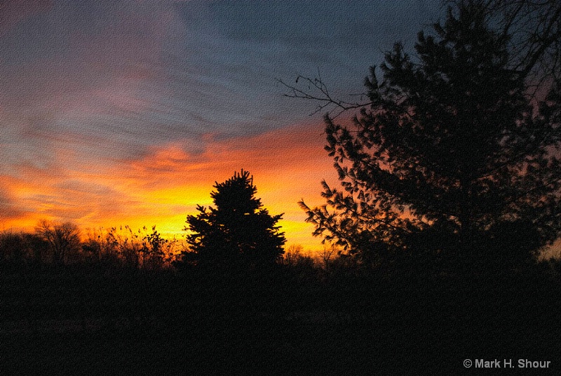 November Sunrise, Maxwell, Iowa