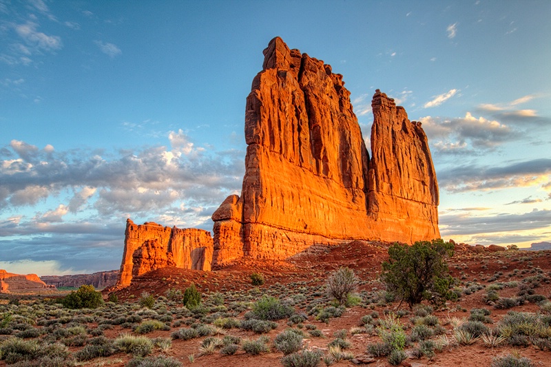 Courthouse Towers at Sunrise