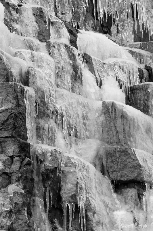 B&W Cliff of Ice, Acadia NP, Maine