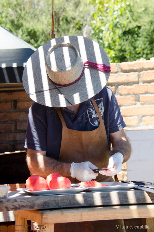 typical Chilean chef