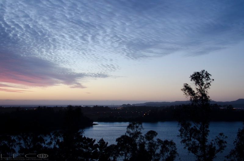 Chilean Sunset from my Terraza