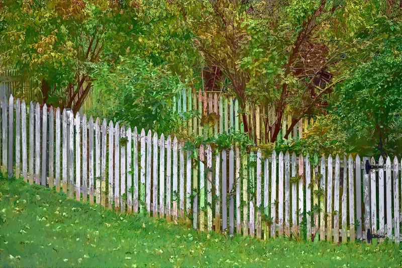 Pastel Fence