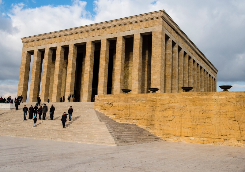 Burial Place of Ataturk in Ankara, Turkey
