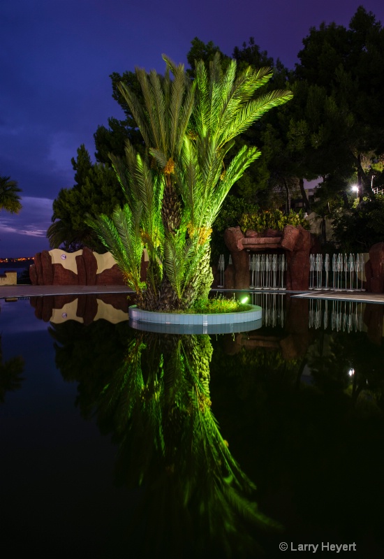 Evening shot- Pool in Canakkale, Turkey