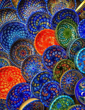 ~ ~ CIRCULAR ARABIC BOWLS ~ ~