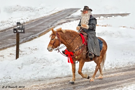 Cowboy Claus Rides into Town