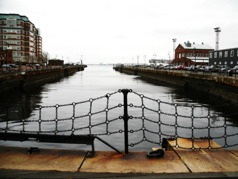 Boston Harbor from old dry dock