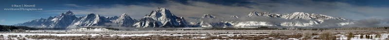 Teton Panorama - 13.5' long! - ID: 14789110 © Stacey J. Meanwell