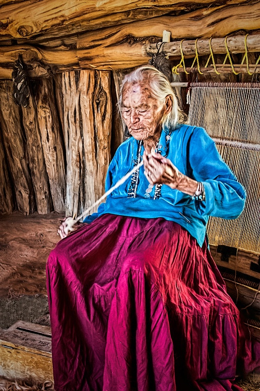 Navajo Weaver