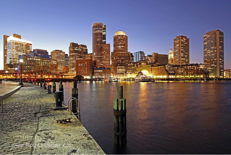 Boston Fan Pier and Financial District