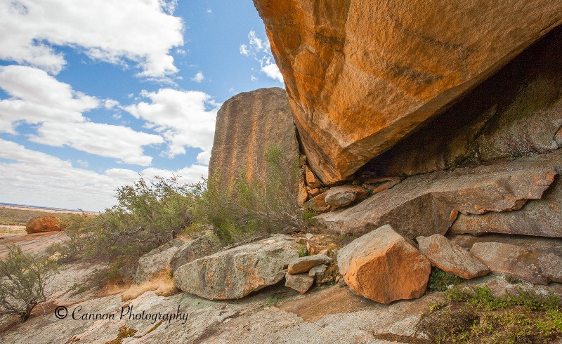 Rock and sky