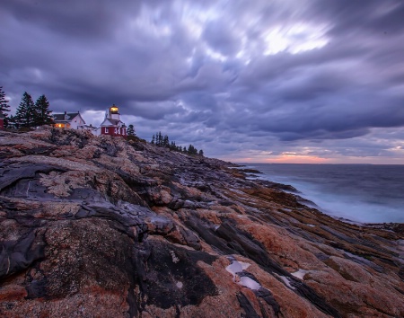The Pemaquid Lighthouse At Dawn 9431