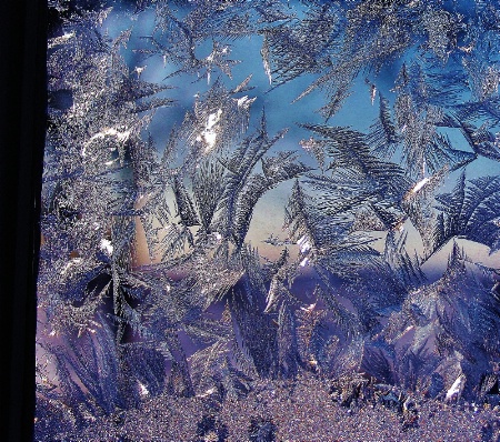 Shimmering Ice Crystals