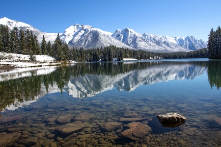 Johnson Lake Reflections 