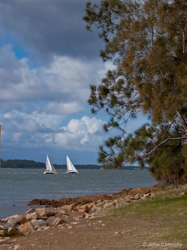 Sailing at Soldiers Point.