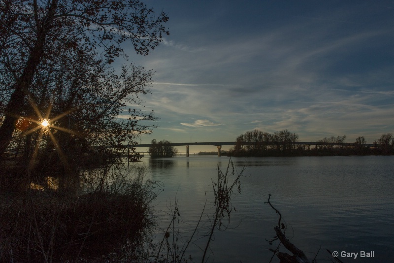 Sunrise on the Arkansas River