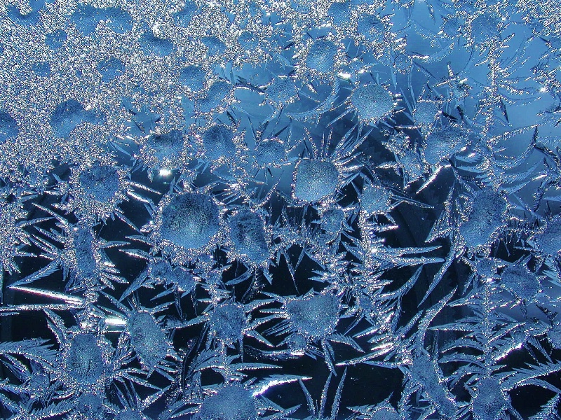 Ice Crystal Design Close Up