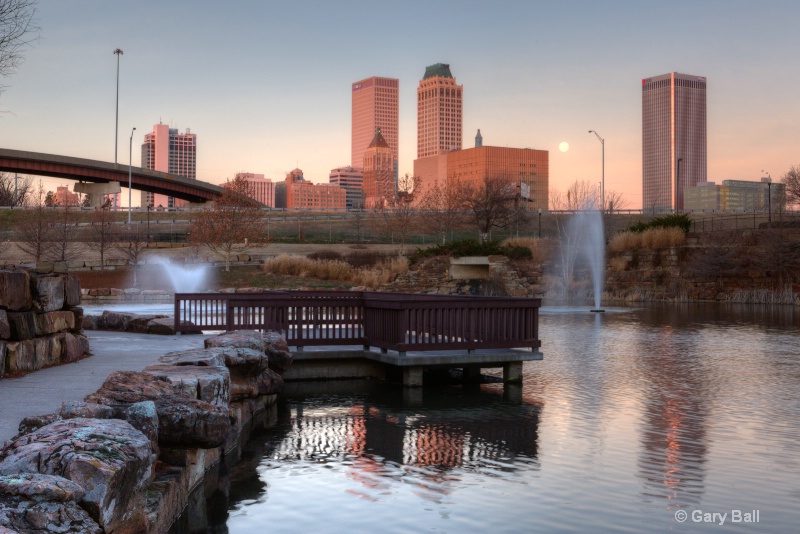 Downtown Tulsa from Centennial Park