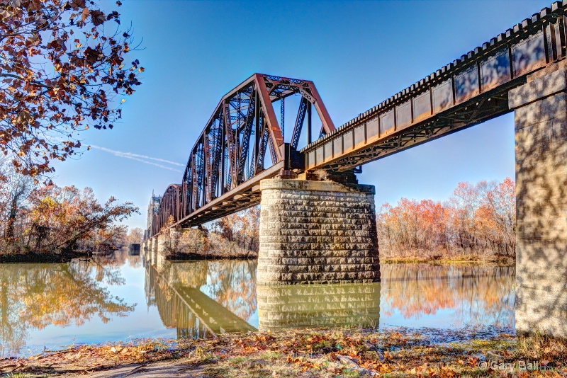 Railroad Bridge Reflection
