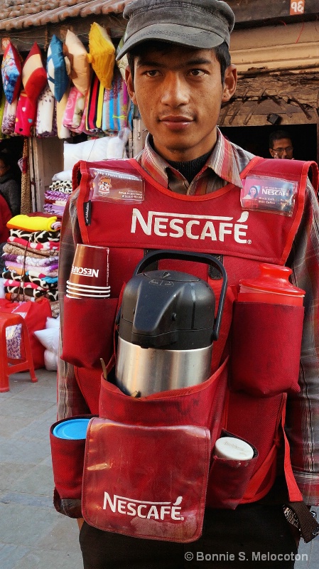 A Roving Human Coffee Vendo Machine