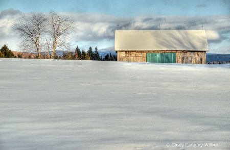 Barn on a Winter Afternoon
