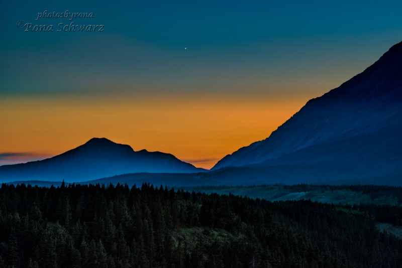 Glacier Sunset