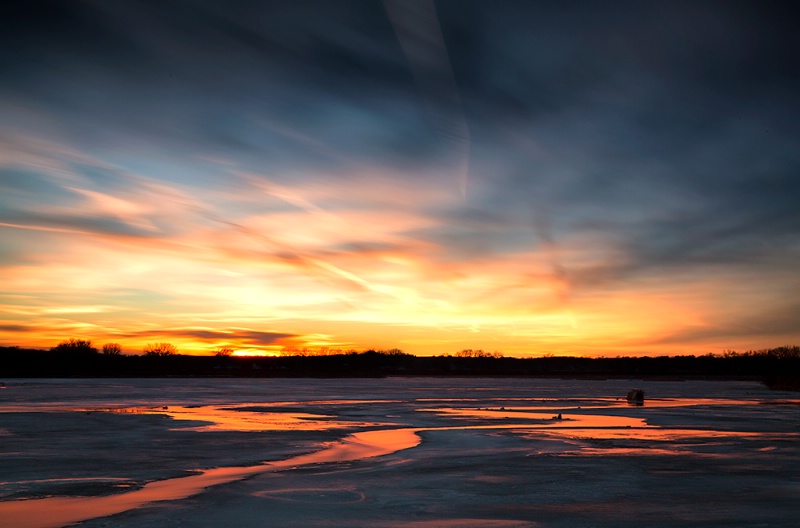 Sunset on the Platte
