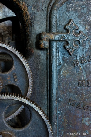 Detail of Old Gear Cutting Machine