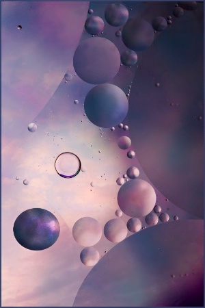 Cosmic Purple Abstract 
