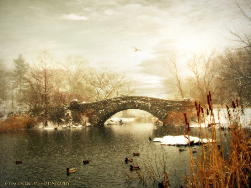 Winter at Gapstow Bridge