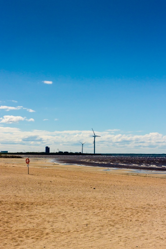 Beach And The Windmills
