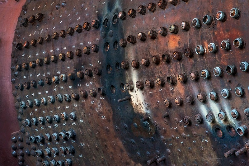 Old Steam Train Boiler