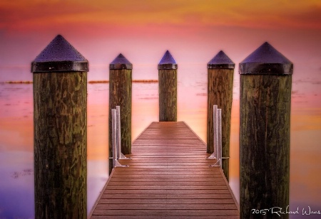 "Sunset at the Dock"