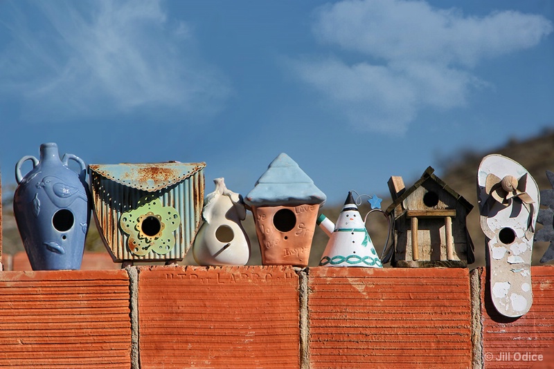 Ghost Town Birdhouses