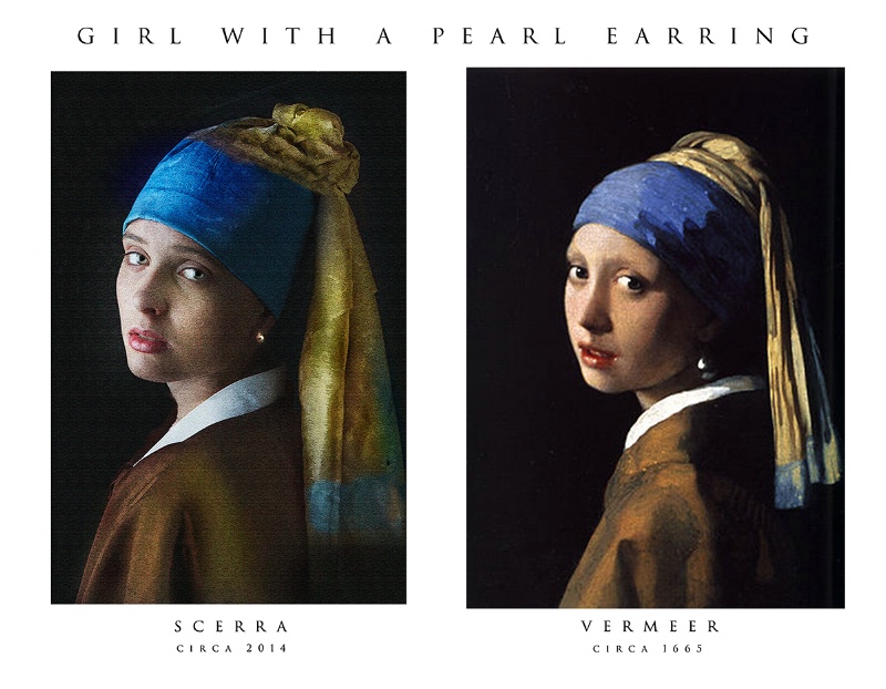 Girl with Pearl earring:  my version