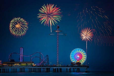 Celebrating on Pleasure Pier