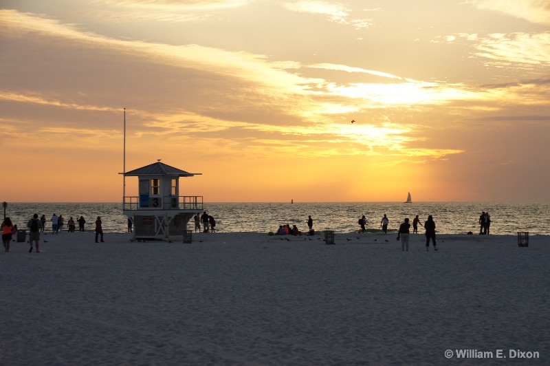 SUNSET AT CLEARWATER BEACH