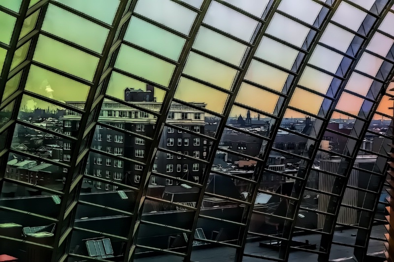 Through the Kimmel Center Dome