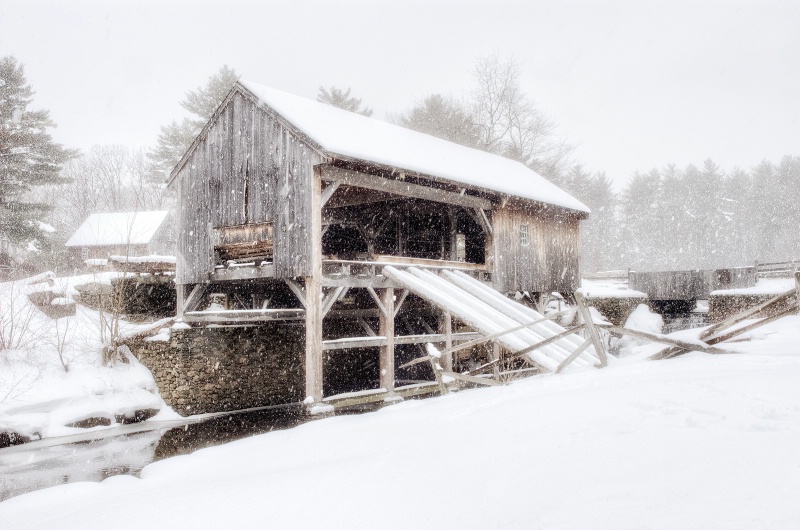 Sawmill in the Snow