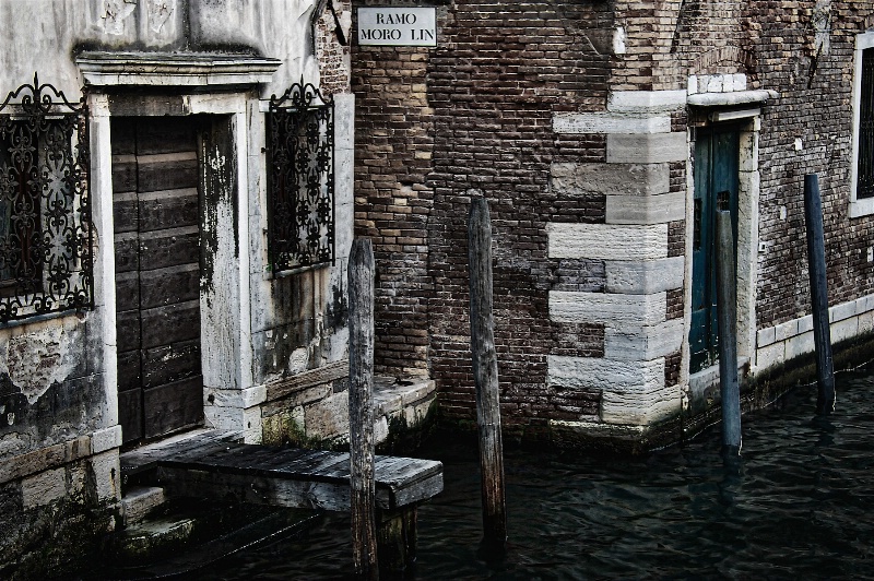 Side Waterway in Venice
