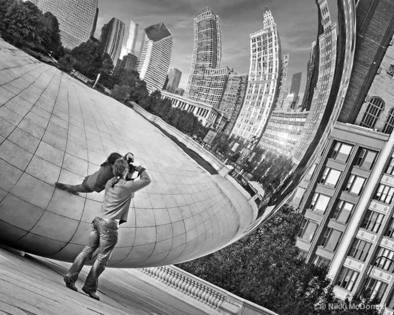 Photographing "The Bean"