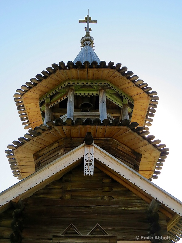 Belfry with pyramid roof