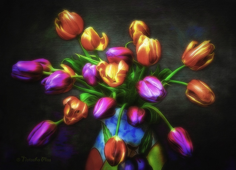 Tulips filtered