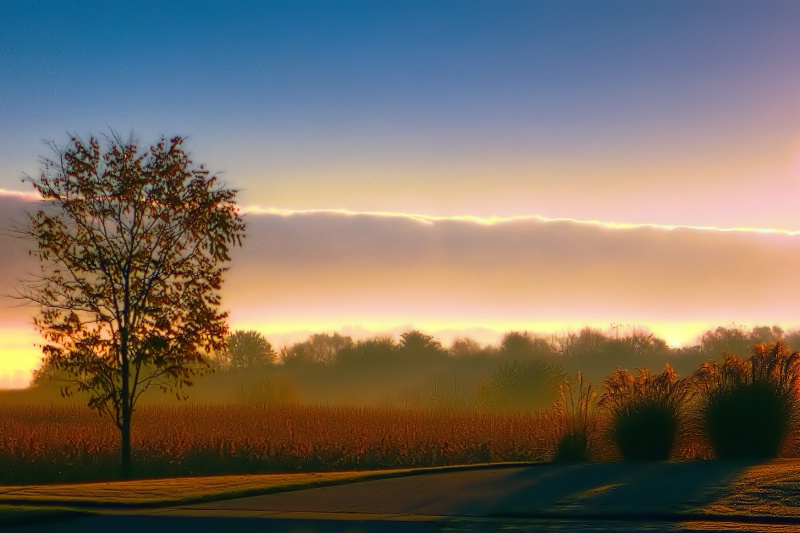 late fall sunrise - ID: 14842499 © John R. Grede