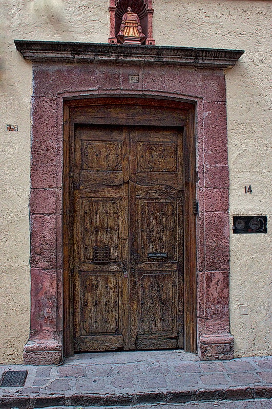 Colonial Door in San Miguel