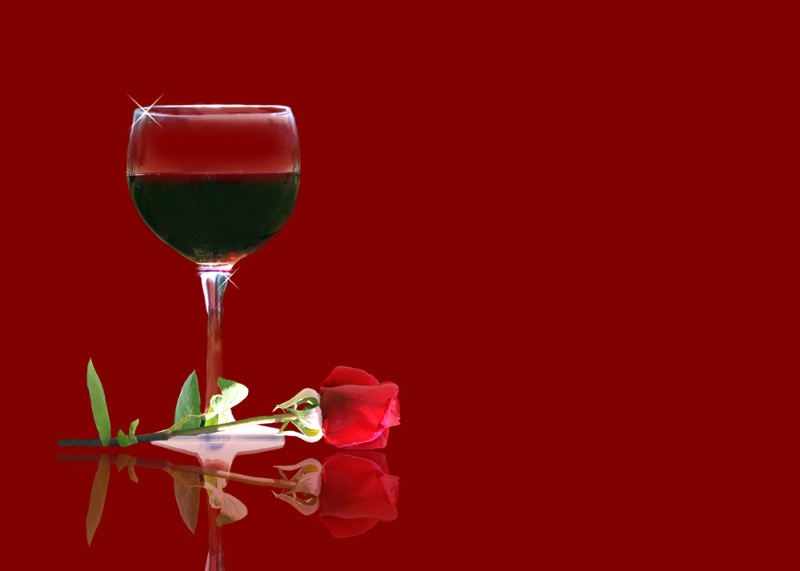 Red Rose and Wine
