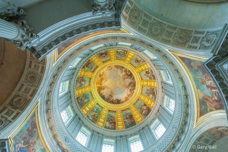 Dome over Napelon's Tomb in Paris